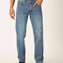 Thomas Scott Mid Blue Relaxed Fit Heavily Washed Jeans-picture-39