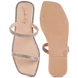 London Rag Women's Beige Casual Sandals image 3