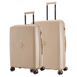 Nasher Miles Antwerp Hard-Sided Polypropylene Luggage Set of 2 Champagne Trolley Bags (65 & 75 cm)-picture-47