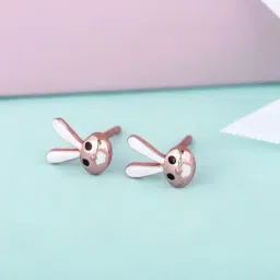 GIVA 92.5 Sterling Silver Cute Bunny Earrings for Kids-picture-21