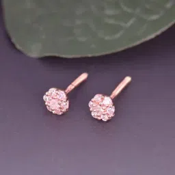 GIVA 92.5 Sterling Silver Flower Earrings for Kids-picture-32
