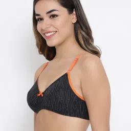 Clovia Black Non Wired Non Padded Everyday Bra image 4