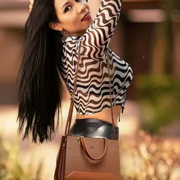Exotic Women Solid Shopper Leather Satchel Bag image 4