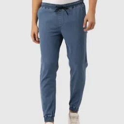 IVOC Blue Regular Fit Jogger Jeans-image-14