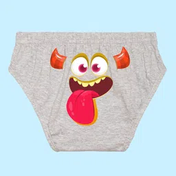 NUSYL Boys Pack Of 5 Graphic Printed Cotton Basic Briefs NUBCBRFPO5.0041 image 4