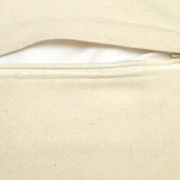 HOSTA HOMES Beige Pure Cotton Cushion Covers - Set of 2 image 5