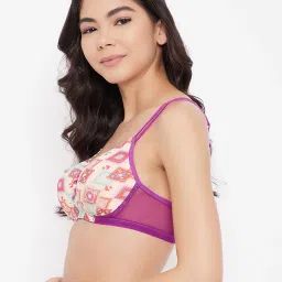 Clovia Multicolor Non Wired Padded T-Shirt Bra image 3