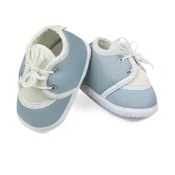 NESKA MODA Kids-Unisex Grey Cotton Booties image 5