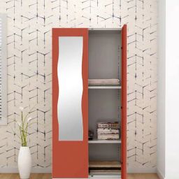 Godrej Interio Slimline 2 Door M4 Steel Almirah, (1 Year Warranty, Tex Terracotta)-picture-33