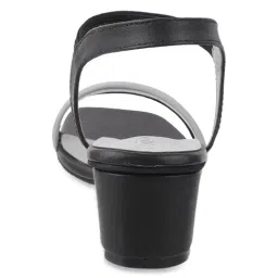 Metro Women's Black Ankle Strap Sandals image 5