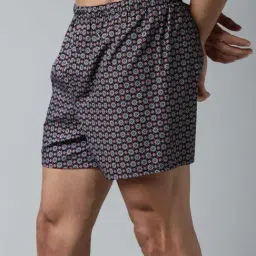 Rare Rabbit Black Cotton Printed Regular Fit Boxers image 3