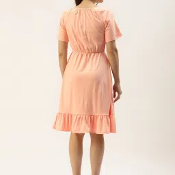 BRINNS Peach Midi A Line Dress image 2