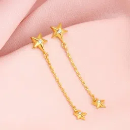 GIVA 92.5 Sterling Silver Starry Night Drop Earrings for Women-picture-45