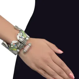 Tribe Amrapali Chandrika Elephant Taveez Cuff image 2