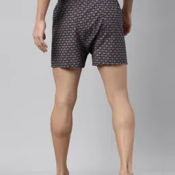 Rare Rabbit Black Cotton Printed Regular Fit Boxers image 2