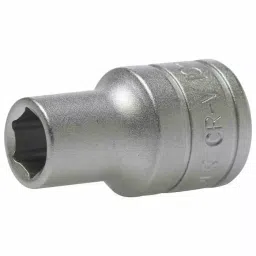 Teng Tools 1/2 inch Drive 10 mm Standard Socket, 6 Point, 38 mm Overall Length, M1205106-C image 2