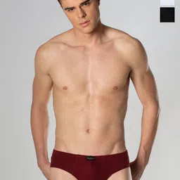Peter England Men Pack Of 3 Cotton Anti-bacterial Mid-Rise Basic Briefs PIWBWHBKMR9076001-picture-20