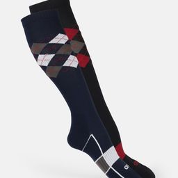 CULT Men Pack Of 2 Patterned Knee Length Socks-picture-33