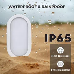 FORUS 10 W Led Bulkhead Light IP65 Warm White (Pack of 3) image 4