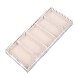 atorse Sunglasses Holder Organizer Eyeglass Storage Case for Desktop Drawer Dresser Argent image 3