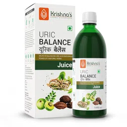 KRISHNA'S HERBAL & AYURVEDA Uric Balance Juice 1000 Ml | Balancing Uric Acid Naturally | Power Of Kutki, Adusa, Arand Mool & 6 More Herbs image 1