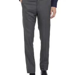 arrow Men's Tapered Fit Mid Rise Pants image 1