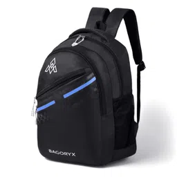 Stylish School & College Backpack |Vibrant Design, Spacious Multi|Compartment, Water|Resistant Fabric & Comfortable Straps_(Black) image 1