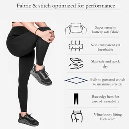 activebug Fully Seamless High Waist No Front T-Line Squat Proof Gym Tights Workout Leggings Yoga Pants Gym Wear for Women with Pocket image 5