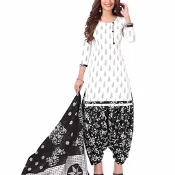 miraan Cotton Printed Readymade Salwar Suit For Women (BANDCOLOR915) image 1
