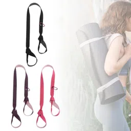 The Style Sutra Yoga Mat Strap Lightweight Yoga Mat Carrier Holder for Yoga Exercise Mat Gym Black Gray|Sporting Goods | Fitness, Running & Yoga | Yoga & Pilates | Mat Carriers & Bags image 3