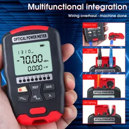 Duogalia 2PC Fiber Optic Tester Portable Fiber Light Meter Built-in 30Km Visual Fault Locator (OPM&VFL) Optical Power Meter with 2PC FC to LC Adapter image 4