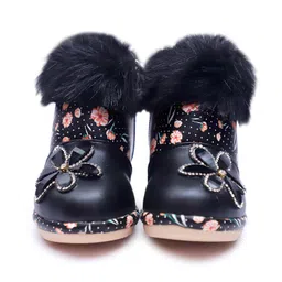 boomer cubs Kids Girls Lovely Floral Pattern Shoes (Size Chart in Images) image 2