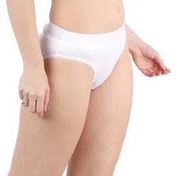 glus Women's Organic Cotton Plus Size High Waist Hi Cut Panties - Combo Pack image 3