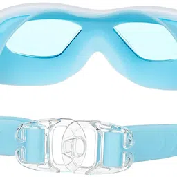 i-swim MENS COSTUME IS-5248 BLACK SKY MANTONGNI SIZE FREE SIZE WITH GOGGLES SILICONE IS-SG LARGE WITH BOX WHITE image 4