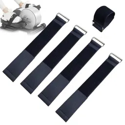 ffjpp 4 Pcs Ellipse Leg Exerciser Pedal Straps，Suitable for Under Desk Seated Leg Exerciser & Leg Pedal Exerciser for Senior Fitness Home Non-Slip Exercise Accessories image 1