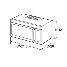 Lithara Printed Waterproof Microwave Oven Cover for Panasonic NN-CT644M 27L | Sams19 (Multicolor) image 5