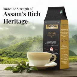 Twinings Assam Second Flush CTC Tea, 250g | Pack of 1 | 100% Assam Tea| Premium Black Tea | Strong Flavour Strength | For Malty, Robust Flavour | No Added Colour | Enjoy a Hot Cup of Tea image 3