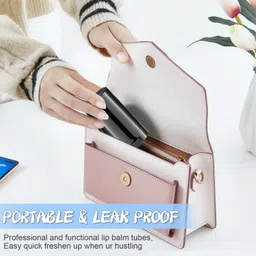 Hunky Dory 10pcs 15ml Empty Black Plastic Deodorant Containers Lip Balm Tubes for Lipstick, Crayon,chapstick,homemade Lip Balm, Beauty use image 4