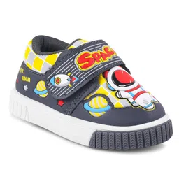 kats shoes KATS Kids Strap Closure Musical Booties - Grey,2C image 1