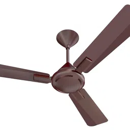 Havells 1200mm Ambrose ES Ceiling Fan|Premium Finish, Deco. Fan, Elegant Looks, High Air Delivery, Energy Saving, 100% Pure Copper Motor|2 Year Warranty by Brand (Pack of 1, Cola Espresso Brown)1 Star image 1