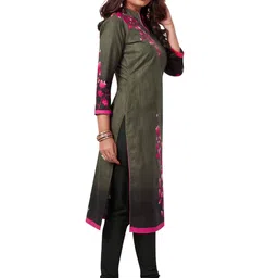 miraan Women Cotton Unstitched Dress Material (Band1811, Multicolour, Free Size) image 3
