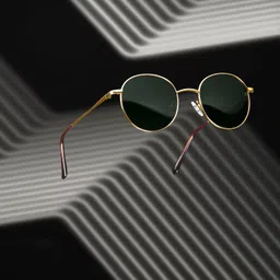 vincent chase eyewear By Lenskart | Full Rim Round Sunglasses| Polarized And 100% UV Protected | Men & Women | Medium | VC S13112 image 3