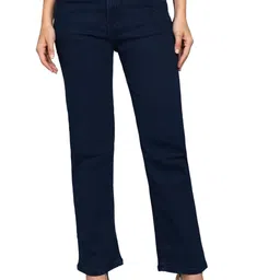 nifty Women's Denim Stretchable Straight Fit Jeans image 1