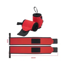 LOOM TREE® Wrist Wraps Weightlifting Women Elastic for Powerlifting Bench Press Fitness | 2 Wrist Wrap for Weightlifting image 2