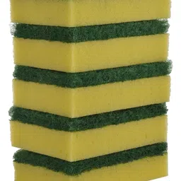 Brite Guard Nylon Multipurpose Scrub Sponge (Green, 10-Piece) image 4