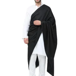 arvore Bunkaar Men's Dhariwal Plain Woolen Handloom Lohi/Shawl (48" X 102") image 1