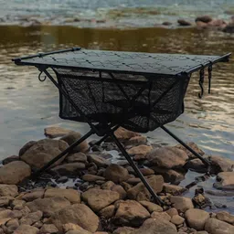 BNF Folding CING Table with Carry Bag Portable Desk for Travel Picnic Black with Mesh Bag | Sporting Goods | Outdoor Sports | Camping & Hiking | Camping Furniture image 2