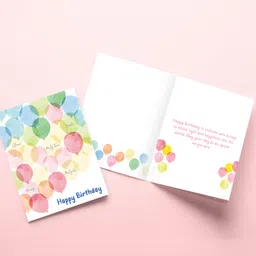 Party Propz Happy Birthday Greeting Card With Envelope/Birthday Card For Husband And Wife/Birthday Wishes Card/Birthday Card For Friend/Happy Birthday Note Card (1pc) (Cardstock) (Multicolour) image 4