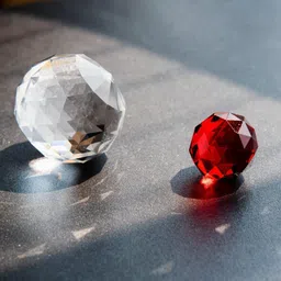 moradiya fresh (label) MORADIYA Fresh Gazing Ball Rotating Spiral Tail Wind| Stainless Steel Wind Spinner with 2 Glass Balls Prism and Hanging Swivel Hook Stainless Steel 360°Rotating Wind Chimes Gazing Balls image 2