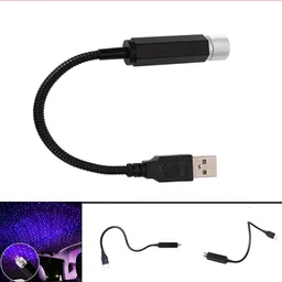 glun GLUN® Car Interior, Room Roof Red Starry Light, LED Laser Atmosphere Ambient Projector Light USB Port, Night Home Decoration Star Light image 5